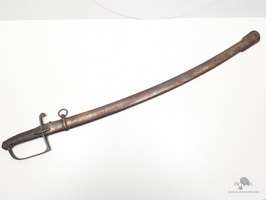 Italian M1833 Mounted Artillery Sabre Sword