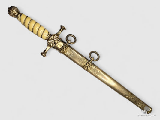 Kingdom Of Romania Royal Air Force Officer’s Dagger Ferdinand I - One A Kind.