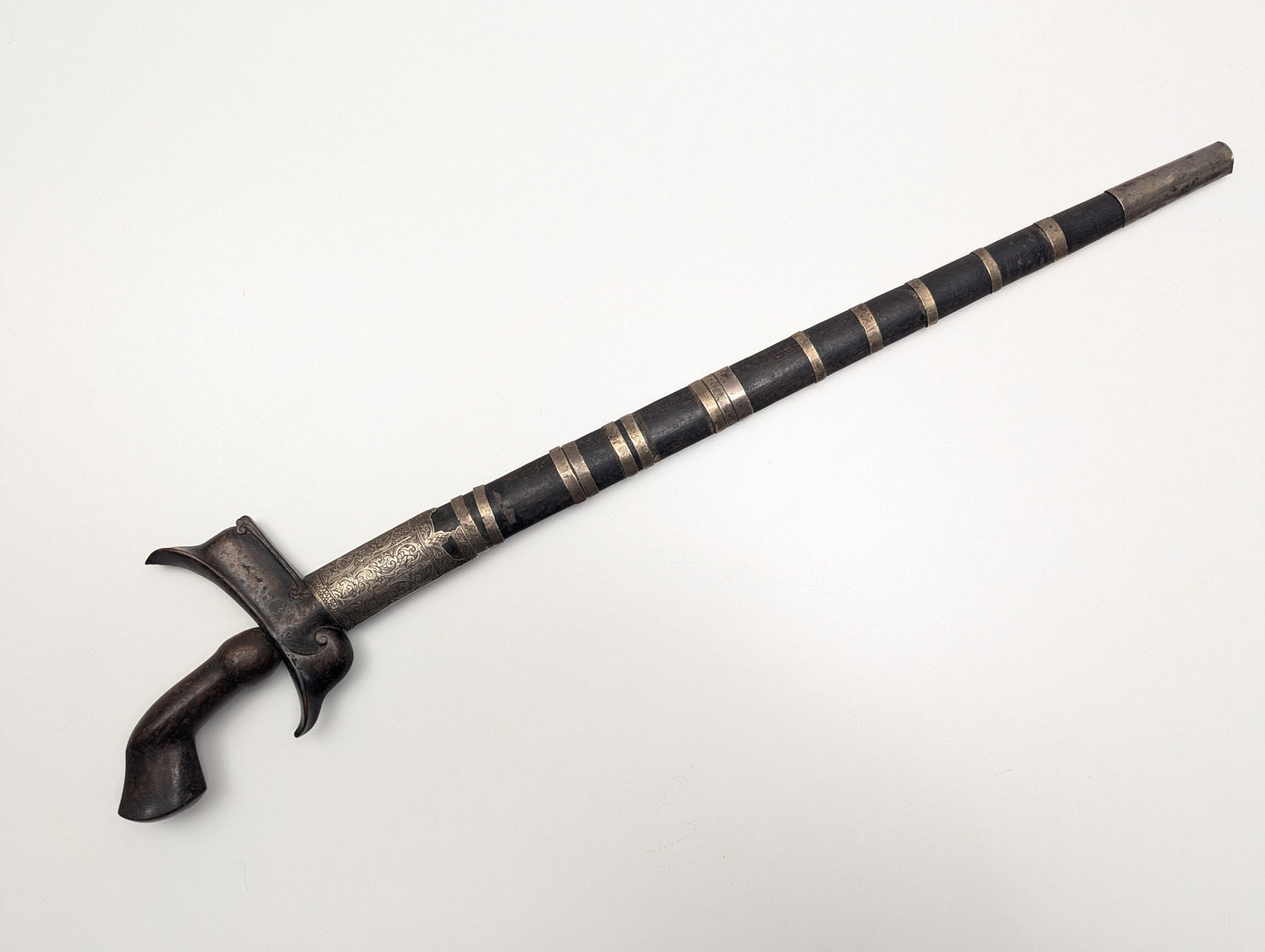 Long Silver Mounted Kris Dagger