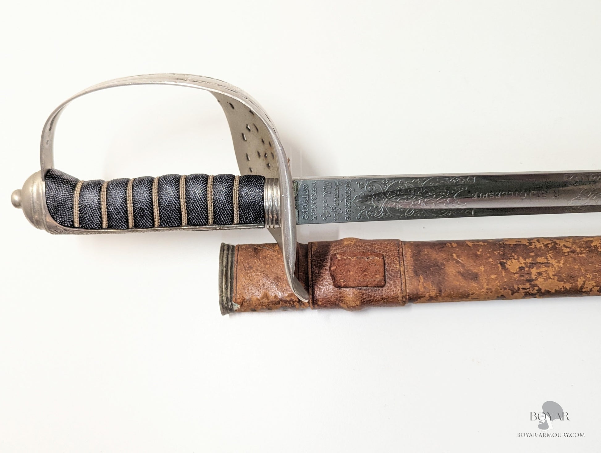 Victorian 1897 Pattern Named Royal Engineers Officer’s Sword By Mole Punjab Connection
