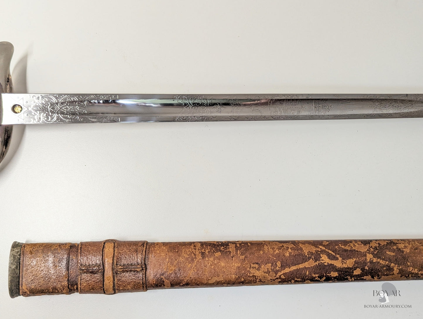 Victorian 1897 Pattern Named Royal Engineers Officer’s Sword By Mole Punjab Connection