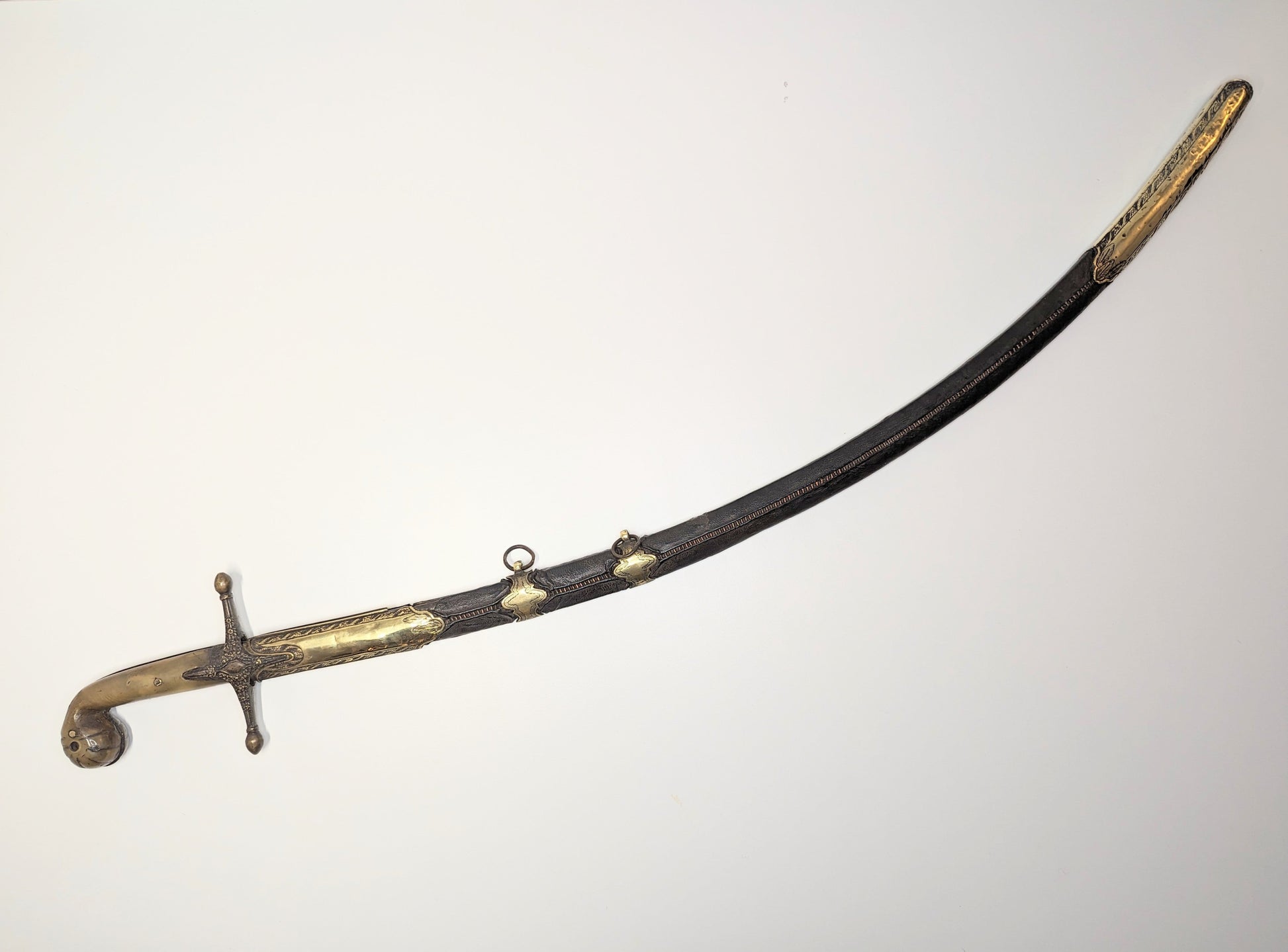 Shamshir Blue & Gilt Blade Sword