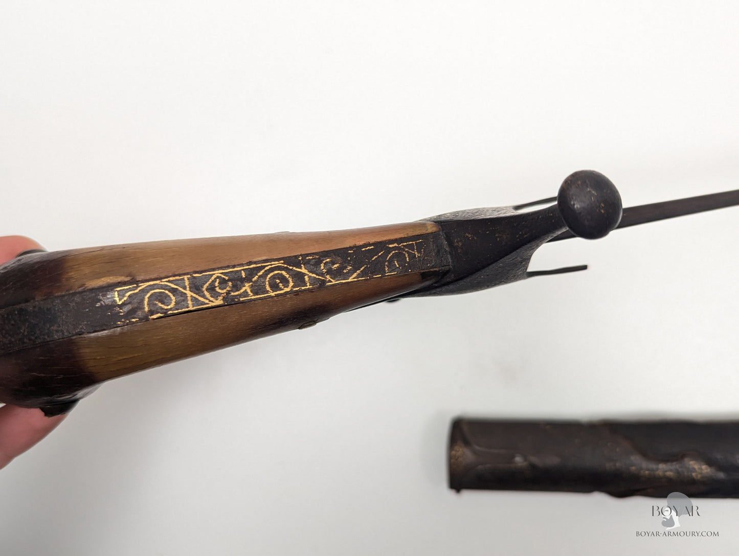 Ottoman Shamshir Rhino Hilt Sword