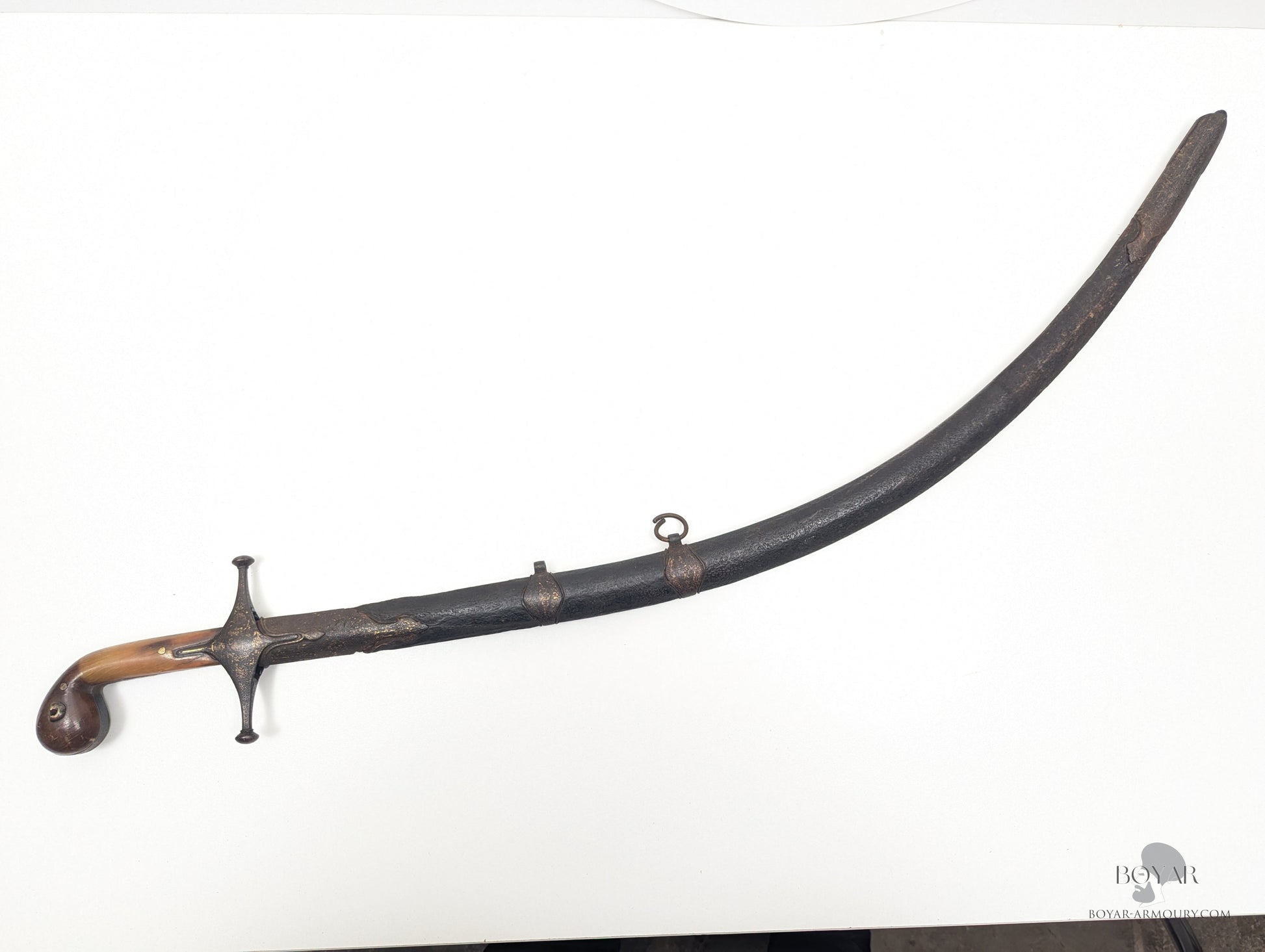 Ottoman Shamshir Rhino Hilt Sword