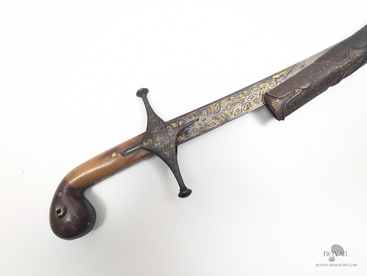 Ottoman Shamshir Rhino Hilt Sword
