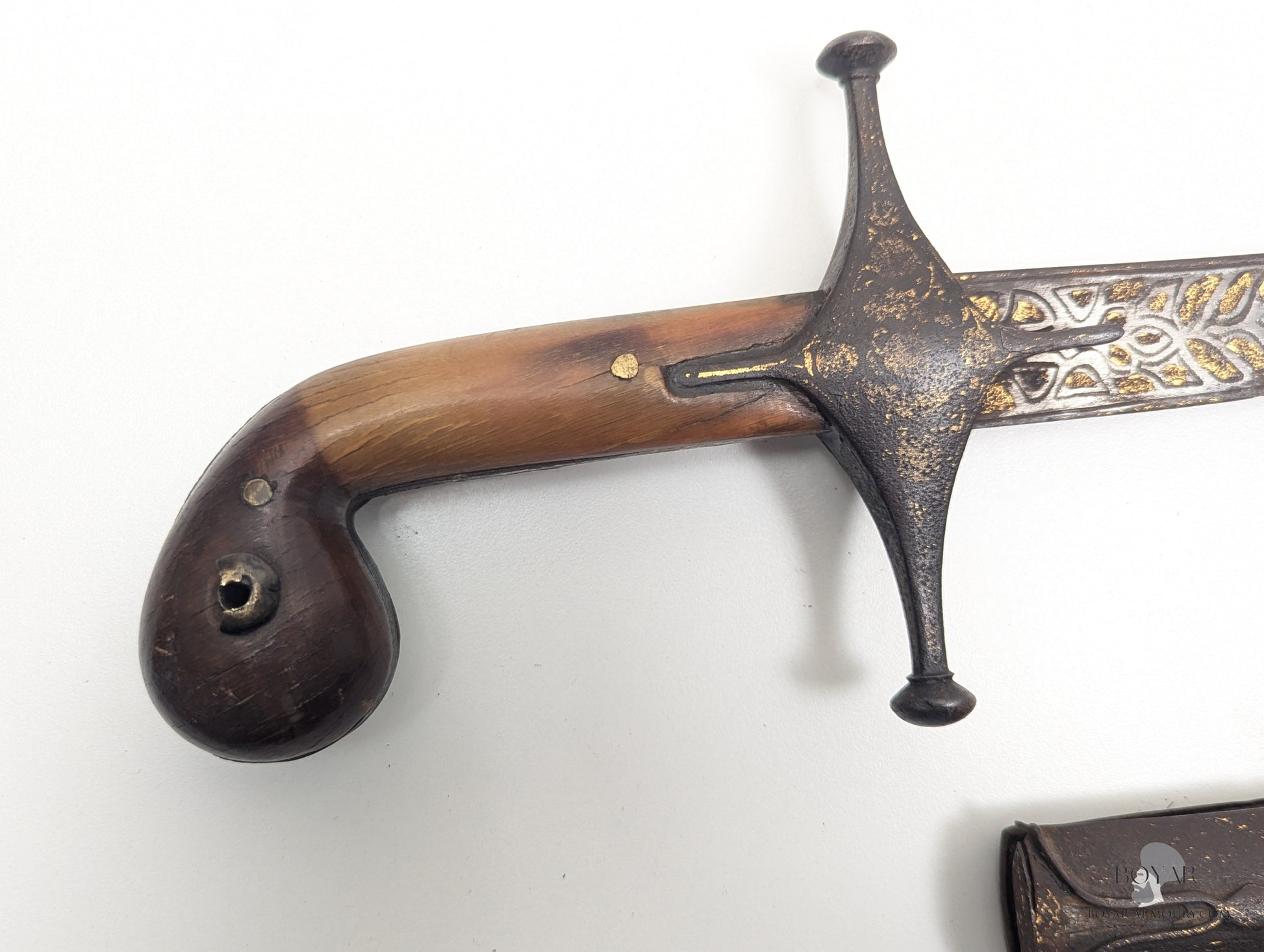 Ottoman Shamshir Rhino Hilt Sword