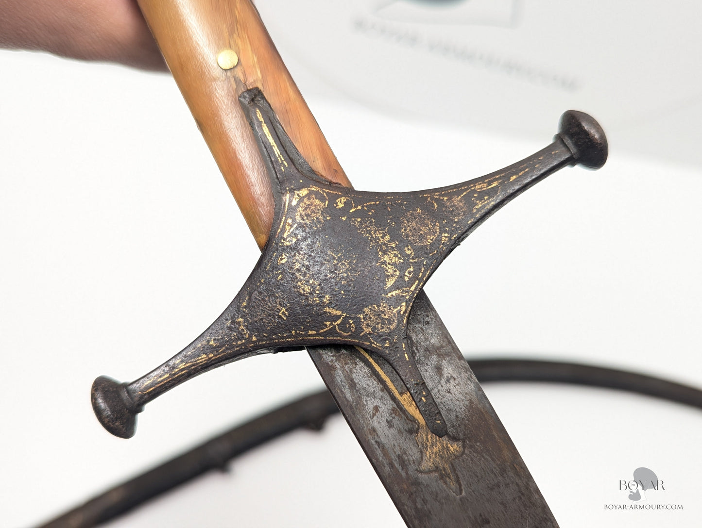 Ottoman Shamshir Rhino Hilt Sword