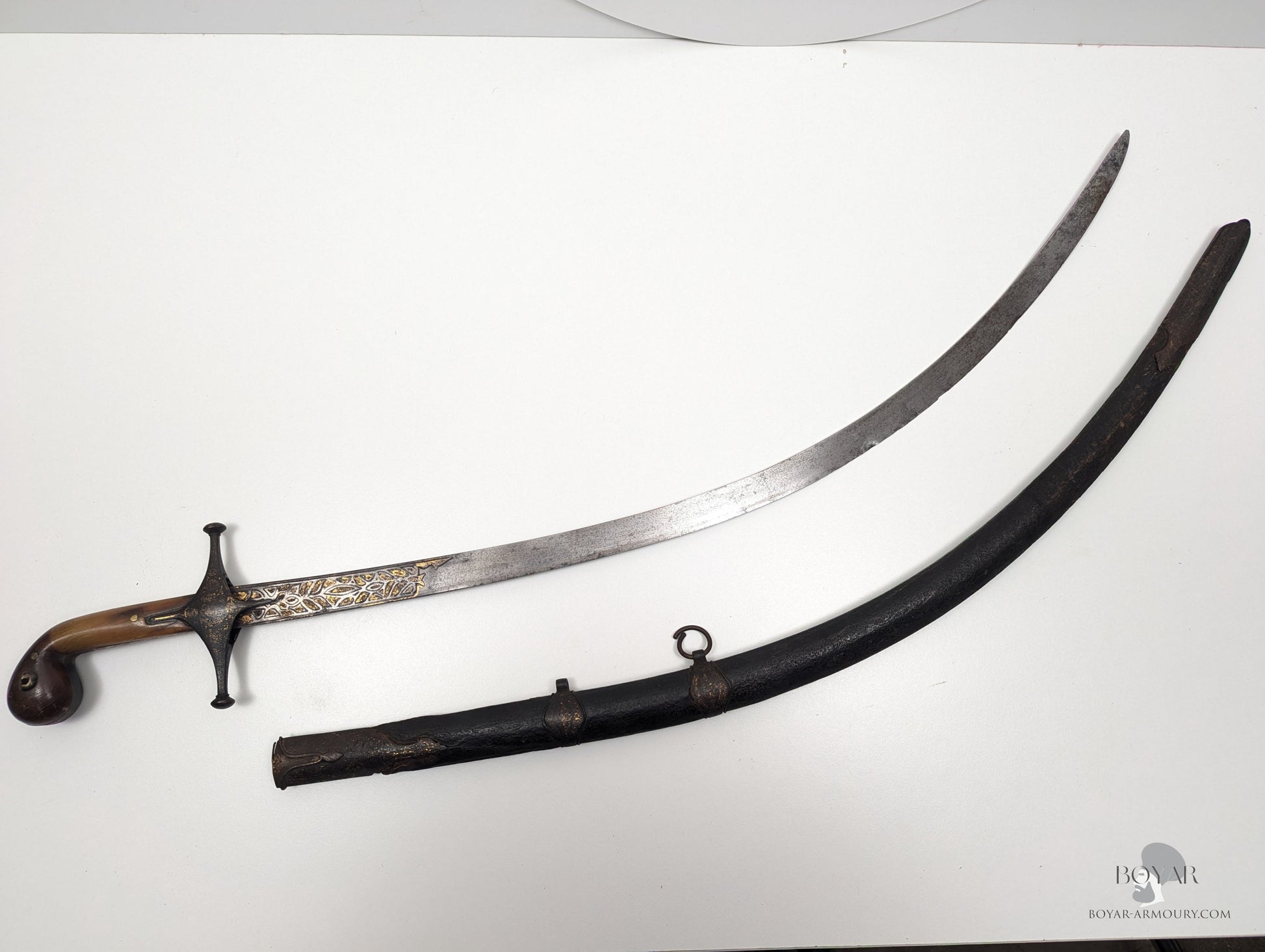Ottoman Shamshir Rhino Hilt Sword