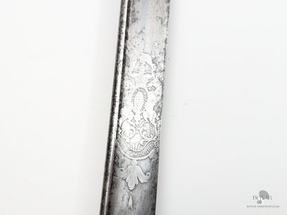 Royal Navy Officer’s Pipeback Sword