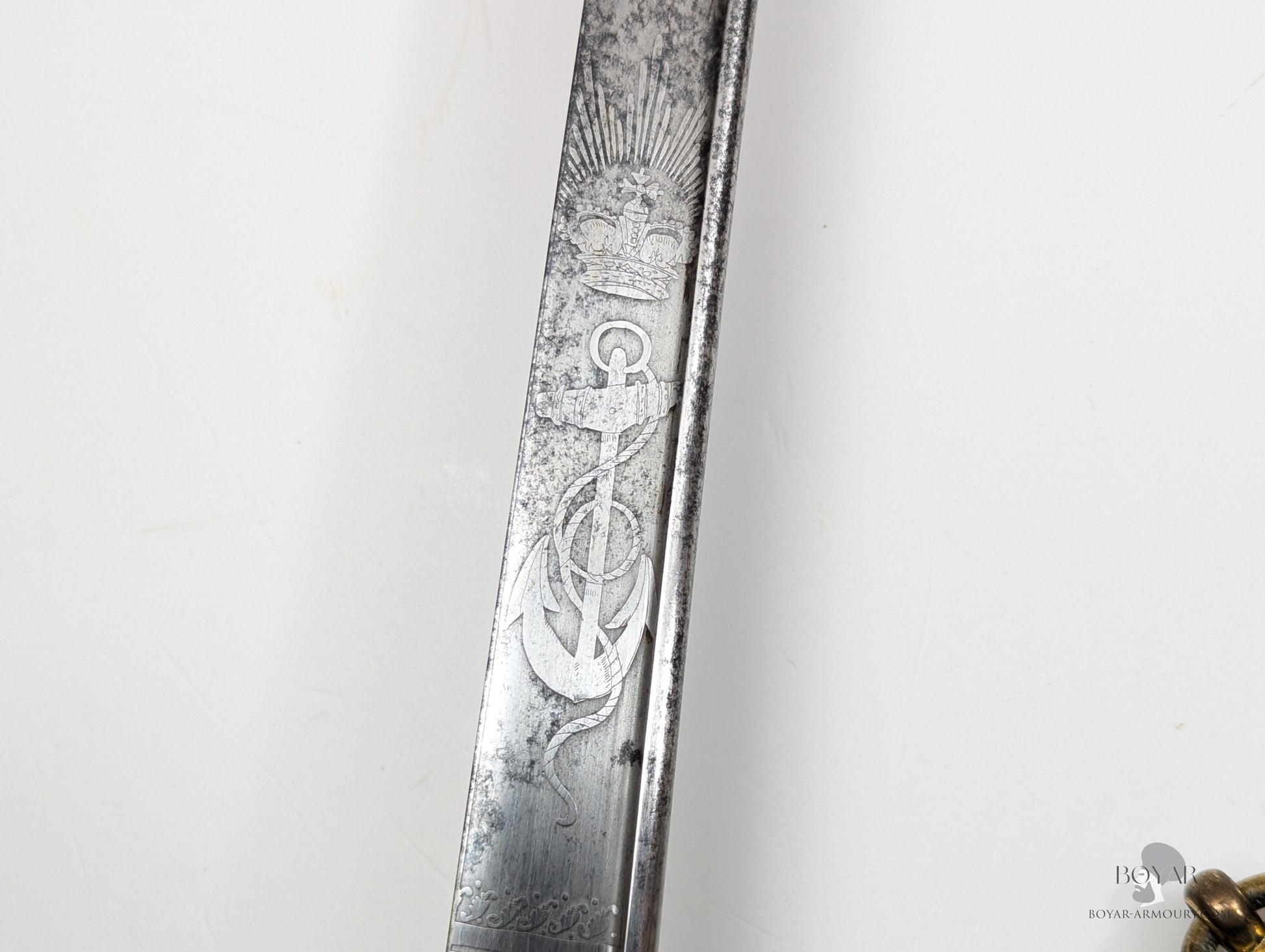 Royal Navy Officer’s Pipeback Sword