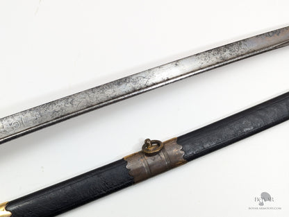 Royal Navy Officer’s Pipeback Sword