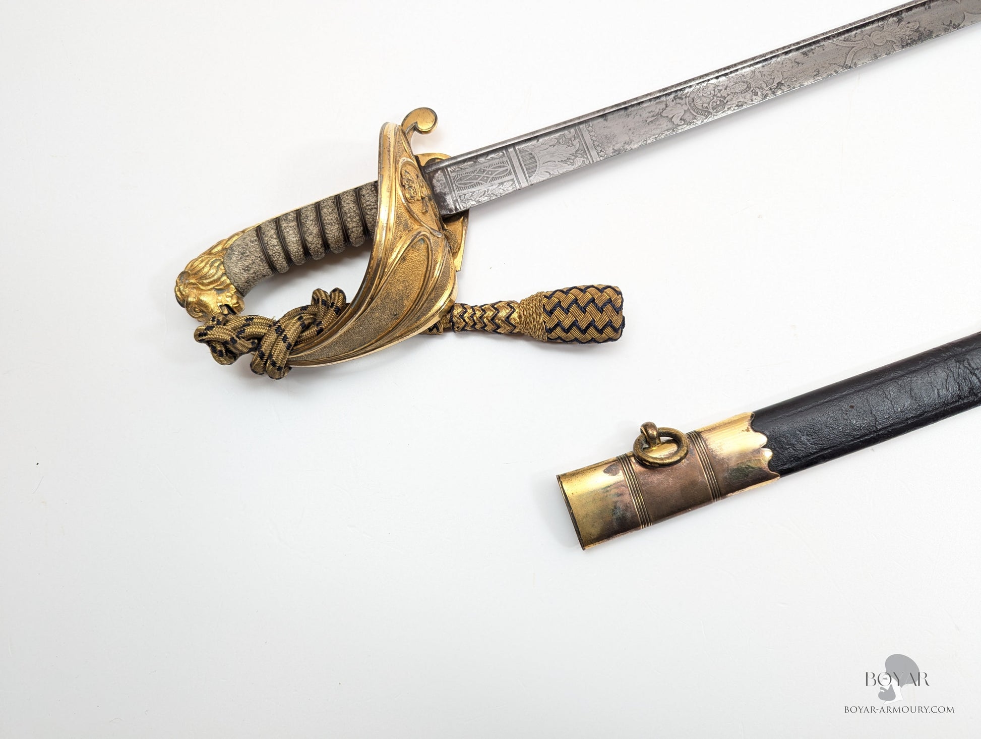 Royal Navy Officer’s Pipeback Sword