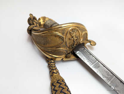 Royal Navy Officer’s Pipeback Sword