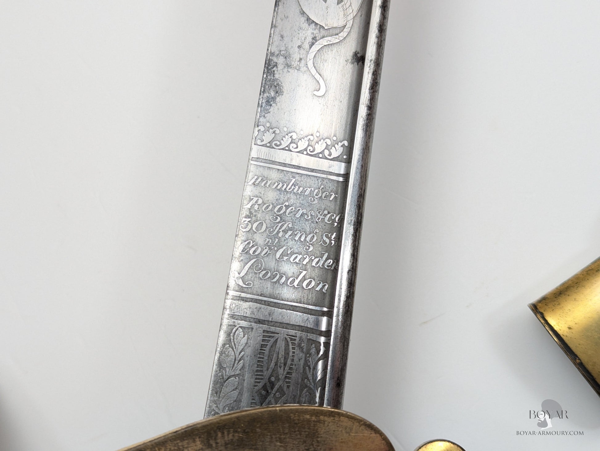 Royal Navy Officer’s Pipeback Sword