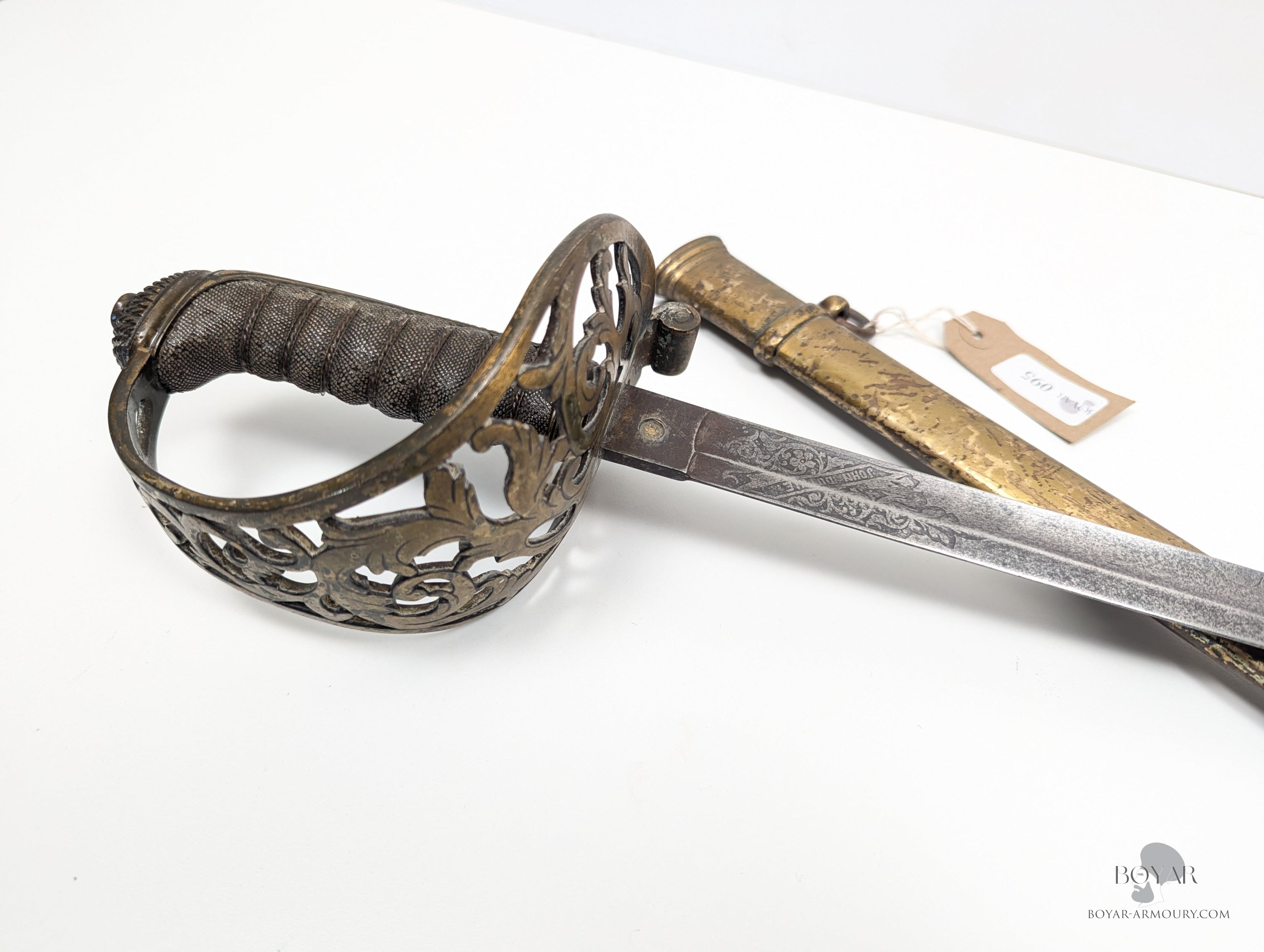 Scarce 1857 Pattern Senior Royal Engineers Officer's Sword – Boyar Armoury