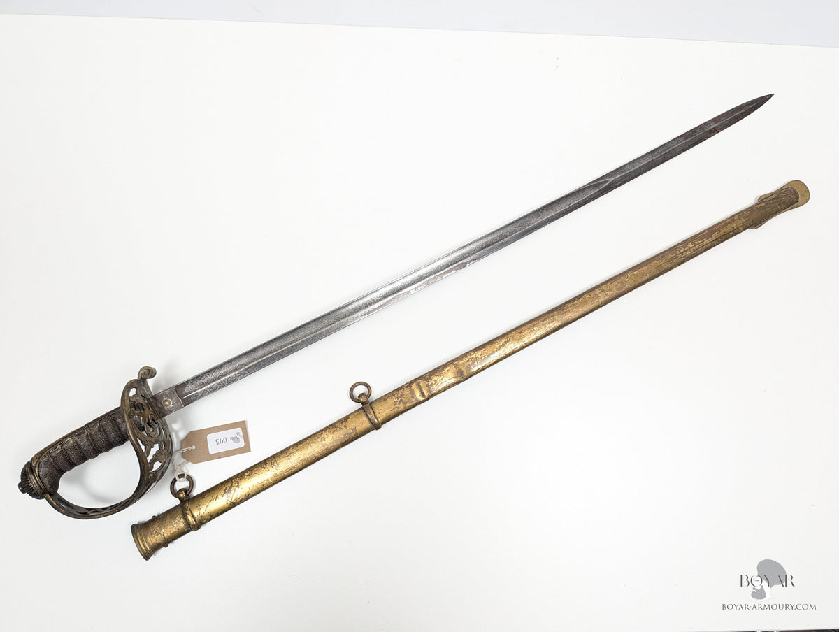 Scarce 1857 Pattern Senior Royal Engineers Officer's Sword – Boyar Armoury