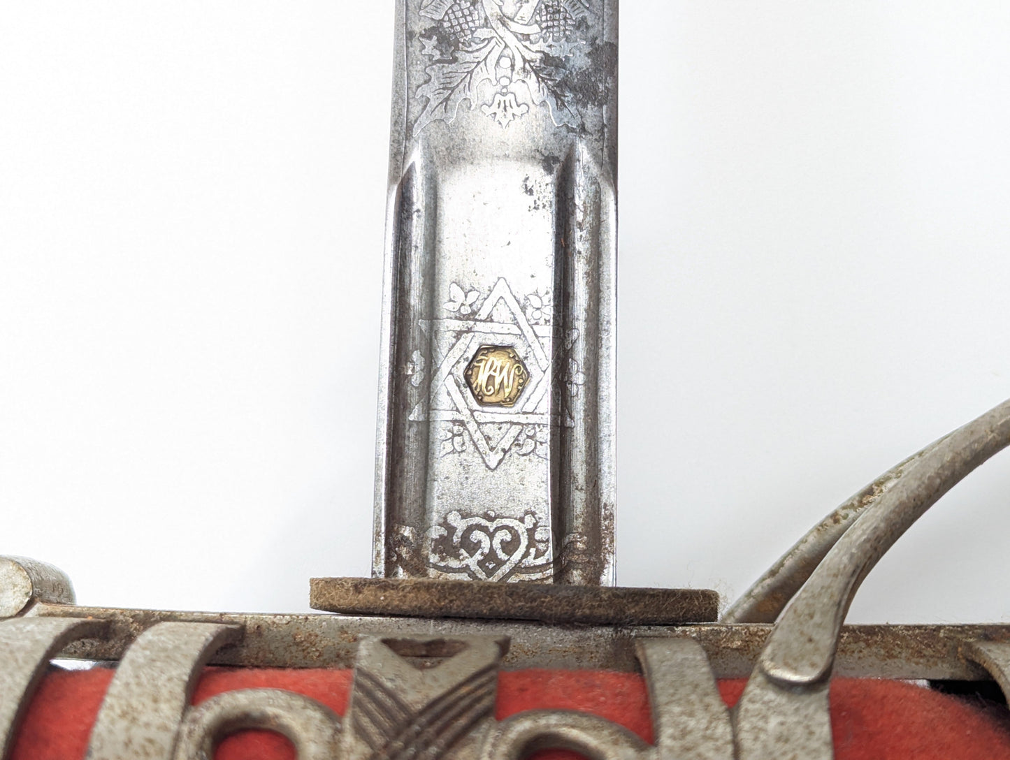 Scottish Basket Hilted Sword By Wilkinson Named Percy Hugh Mcmonagle Royal Scots Fusiliers