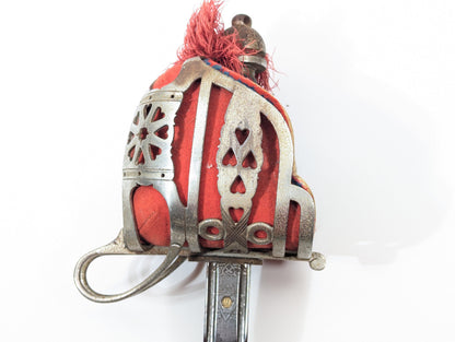 Scottish Basket Hilted Sword By Wilkinson Named Percy Hugh Mcmonagle Royal Scots Fusiliers