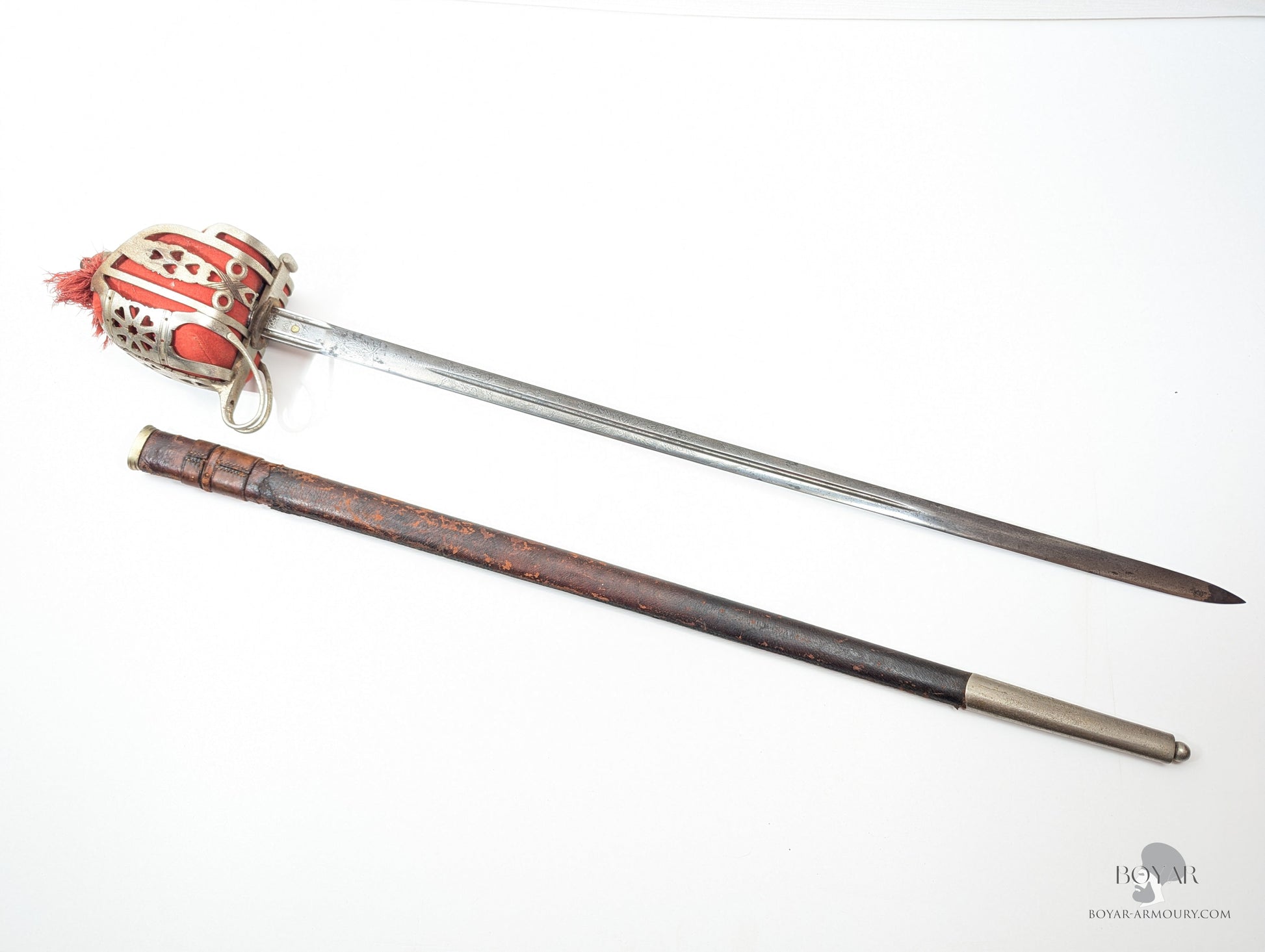 Scottish Basket Hilted Sword By Wilkinson Named Percy Hugh Mcmonagle Royal Scots Fusiliers