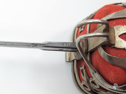 Scottish Basket Hilted Sword By Wilkinson Named Percy Hugh Mcmonagle Royal Scots Fusiliers