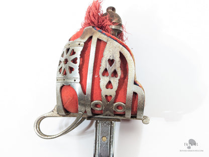 Scottish Basket Hilted Sword By Wilkinson Named Percy Hugh Mcmonagle Royal Scots Fusiliers