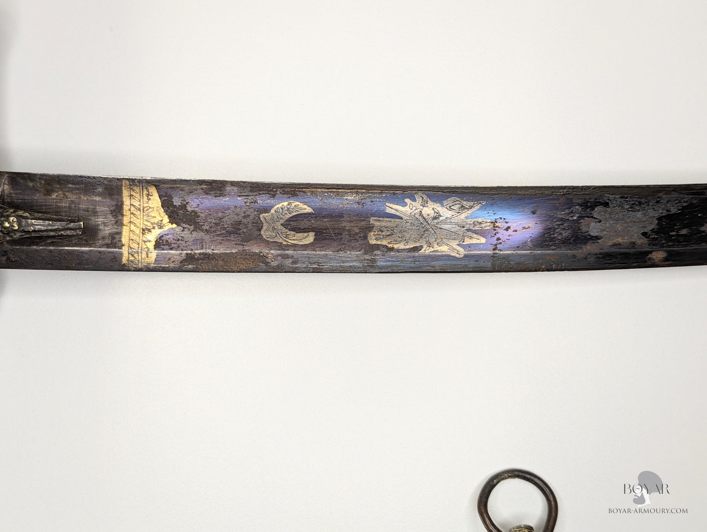 Shamshir Blue & Gilt Blade Sword