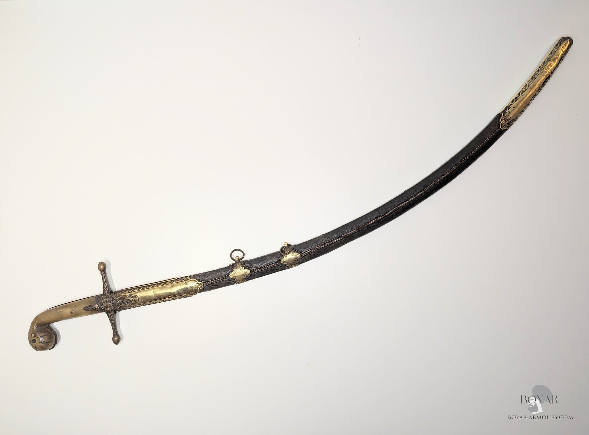 Shamshir Blue & Gilt Blade Sword