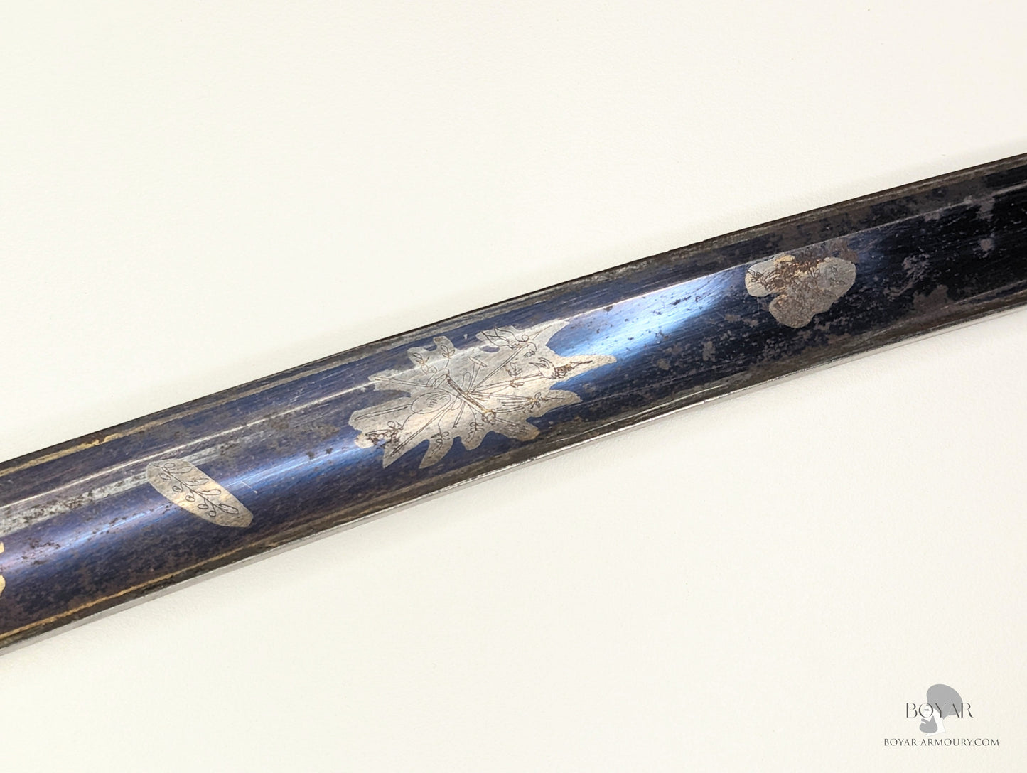 Shamshir Blue & Gilt Blade Sword