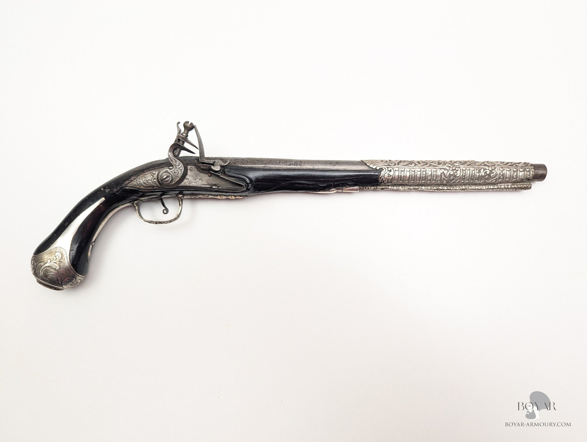 Silver Mounted Ottoman Pistol Pistol