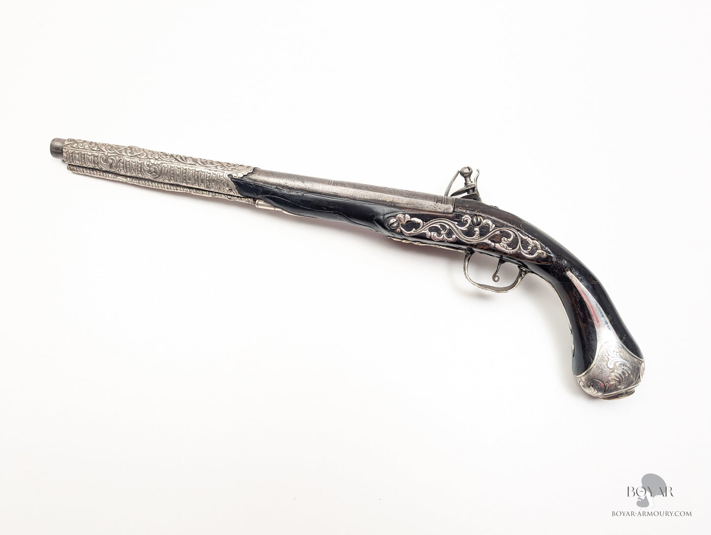 Silver Mounted Ottoman Pistol Pistol