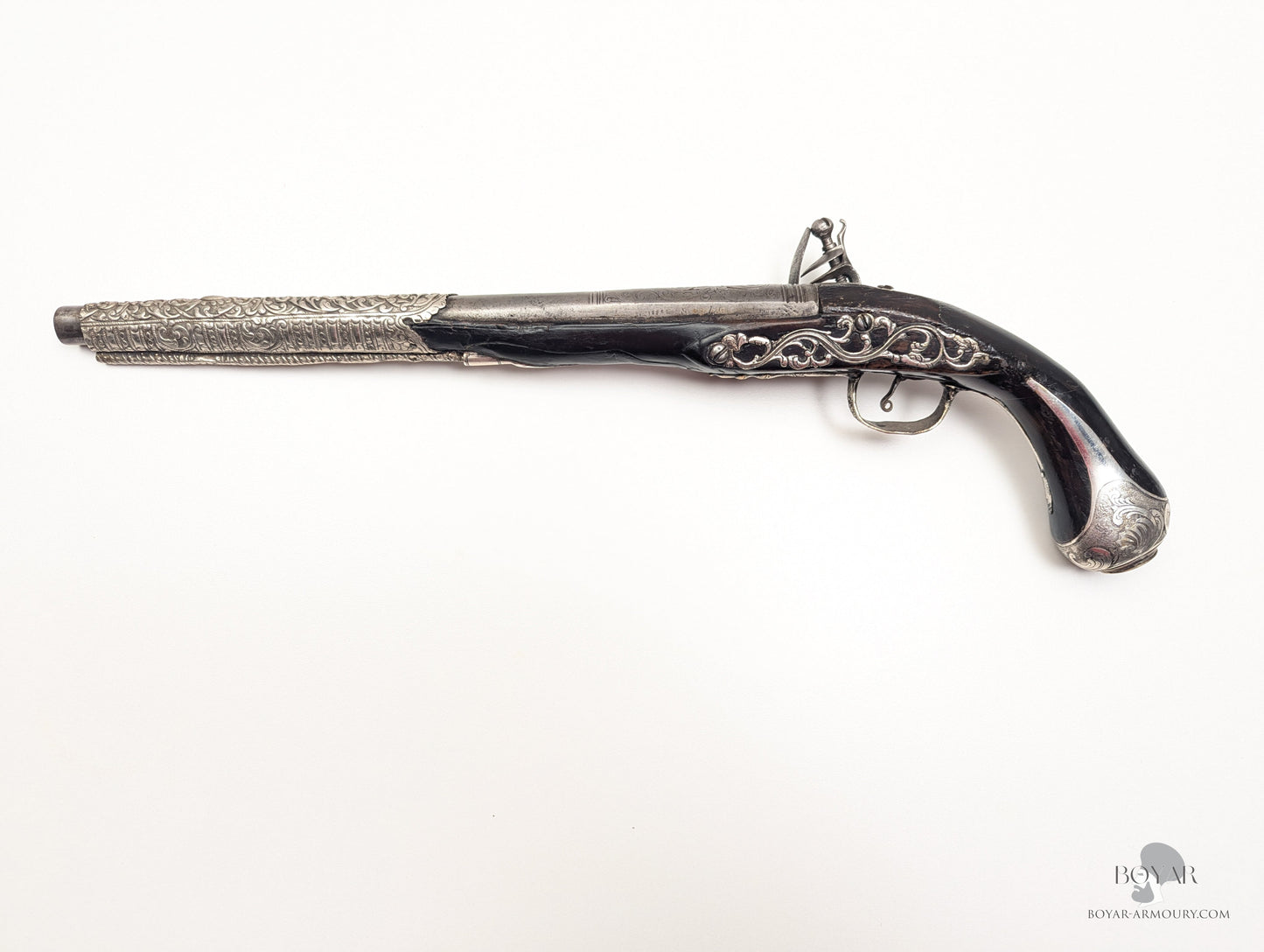 Silver Mounted Ottoman Pistol Pistol