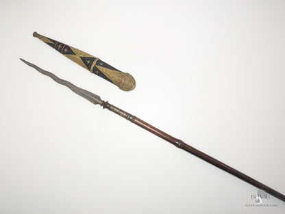 Spear With Scabbard Indonesia