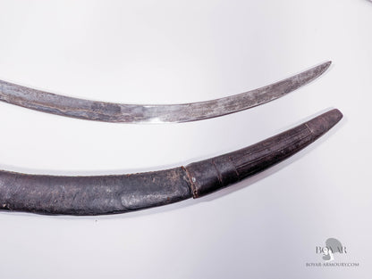 Tulwar With Curved Fighting Blade Sword