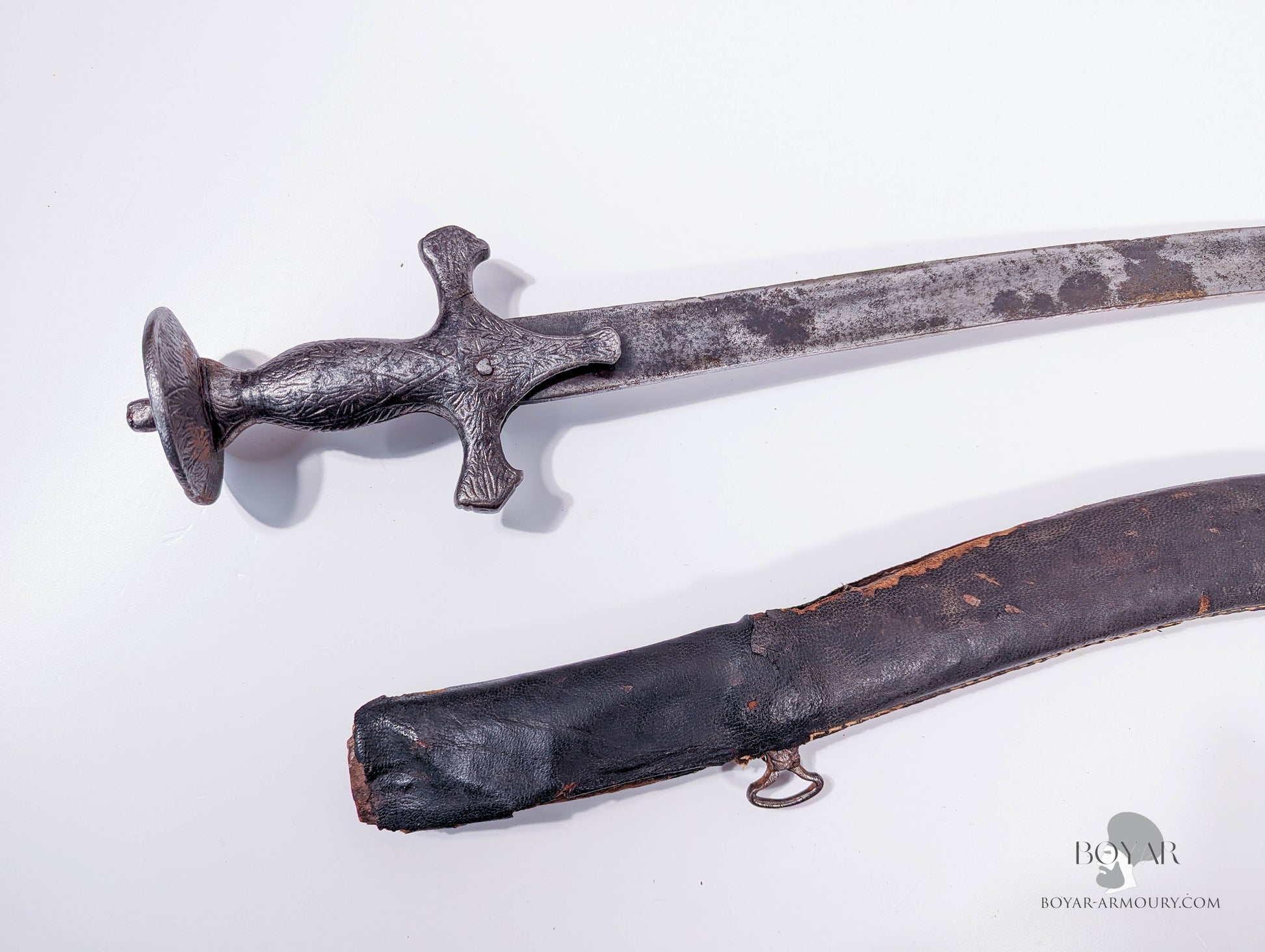 Tulwar With Curved Fighting Blade Sword