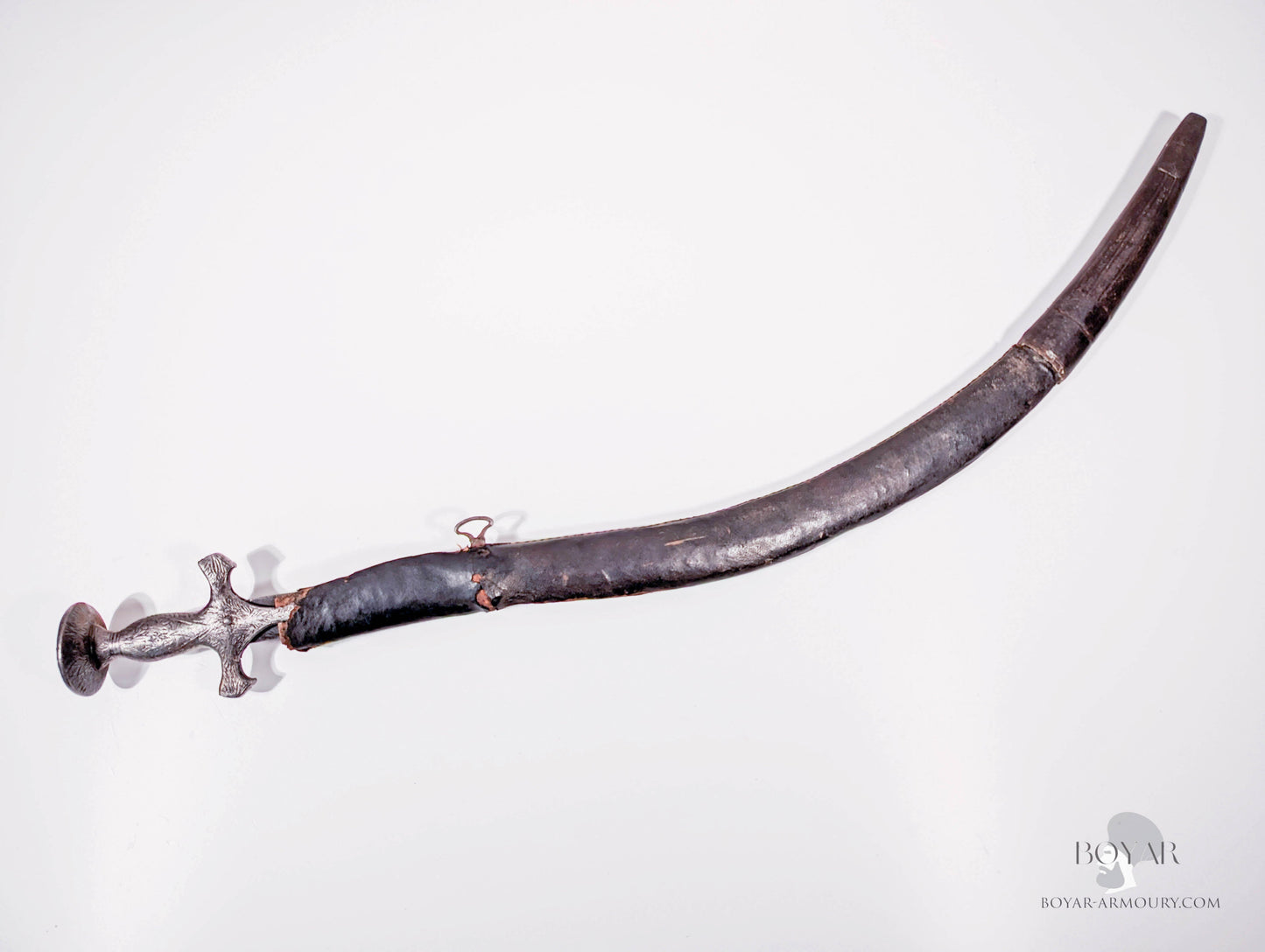 Tulwar With Curved Fighting Blade Sword