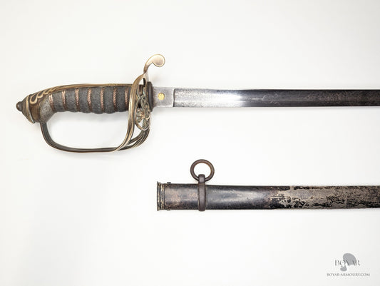 Victorian 1845 Pattern Piquet Weight Infantry Officers Sword By Mole Birmingham