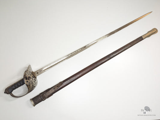 Victorian 1895 Pattern Sword Of Major Charles Elmhirst Luard Kia