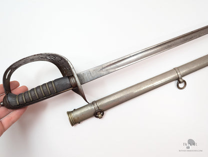 Victorian 1897 Pattern Piquet Weight Officer’s Sword By Pillin Retailed Hawkes & Co Piccadilly