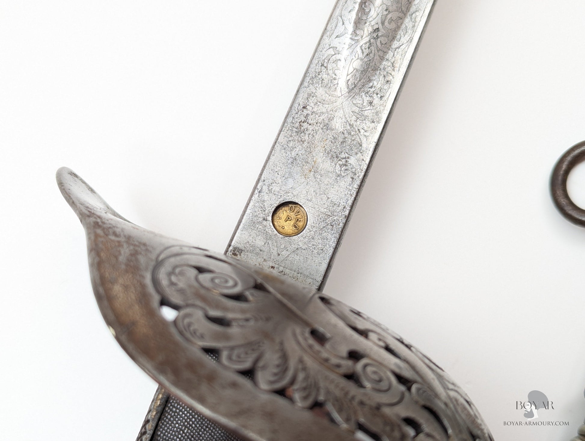 Victorian 1897 Pattern Piquet Weight Officer’s Sword By Pillin Retailed Hawkes & Co Piccadilly