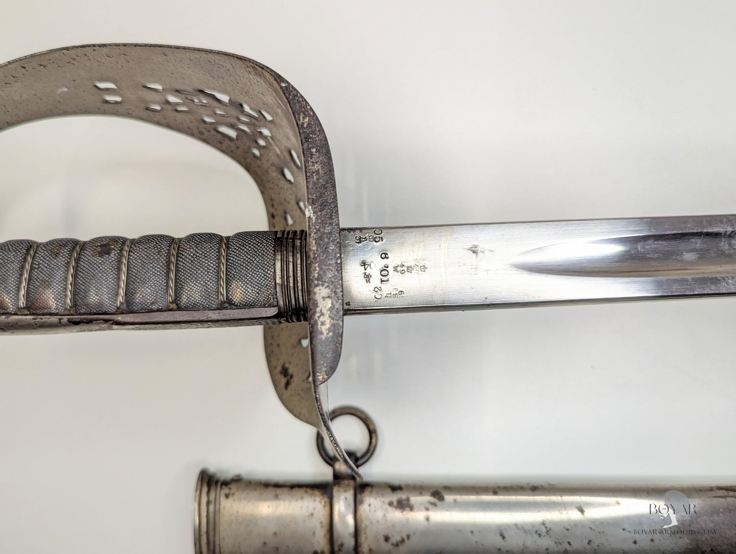 Victorian 1897 Pattern Sergeant’s Sword 7Th Cheshire Regiment Wilkinson