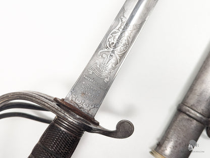 Victorian ’Patent Solid Hilt’ Sword of Boer War KIA Officer Sword