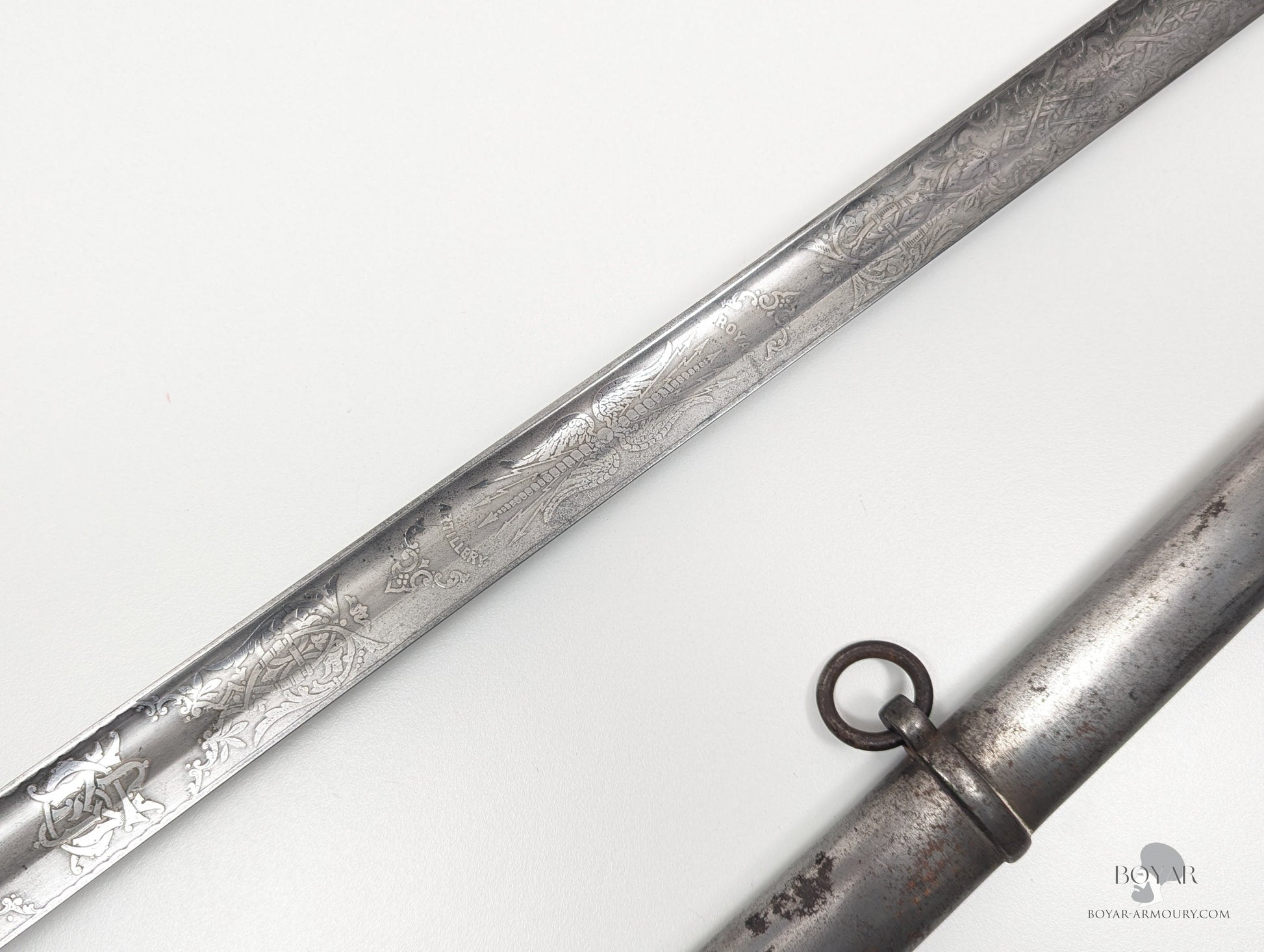 Victorian ’Patent Solid Hilt’ Sword of Boer War KIA Officer Sword