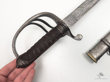 Victorian ’Patent Solid Hilt’ Sword of Boer War KIA Officer Sword