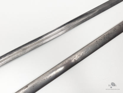 Victorian ’Patent Solid Hilt’ Sword of Boer War KIA Officer Sword