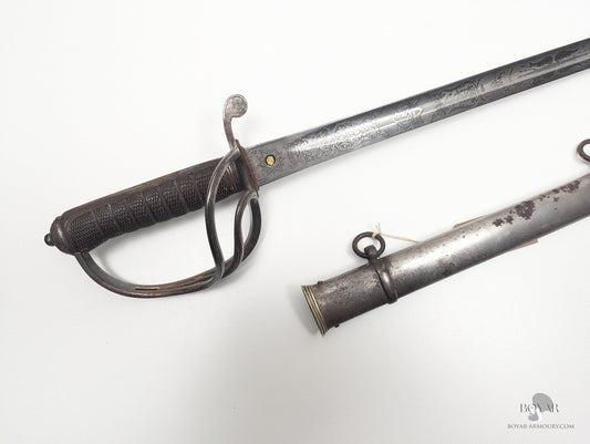 Victorian ’Patent Solid Hilt’ Sword of Boer War KIA Officer Sword