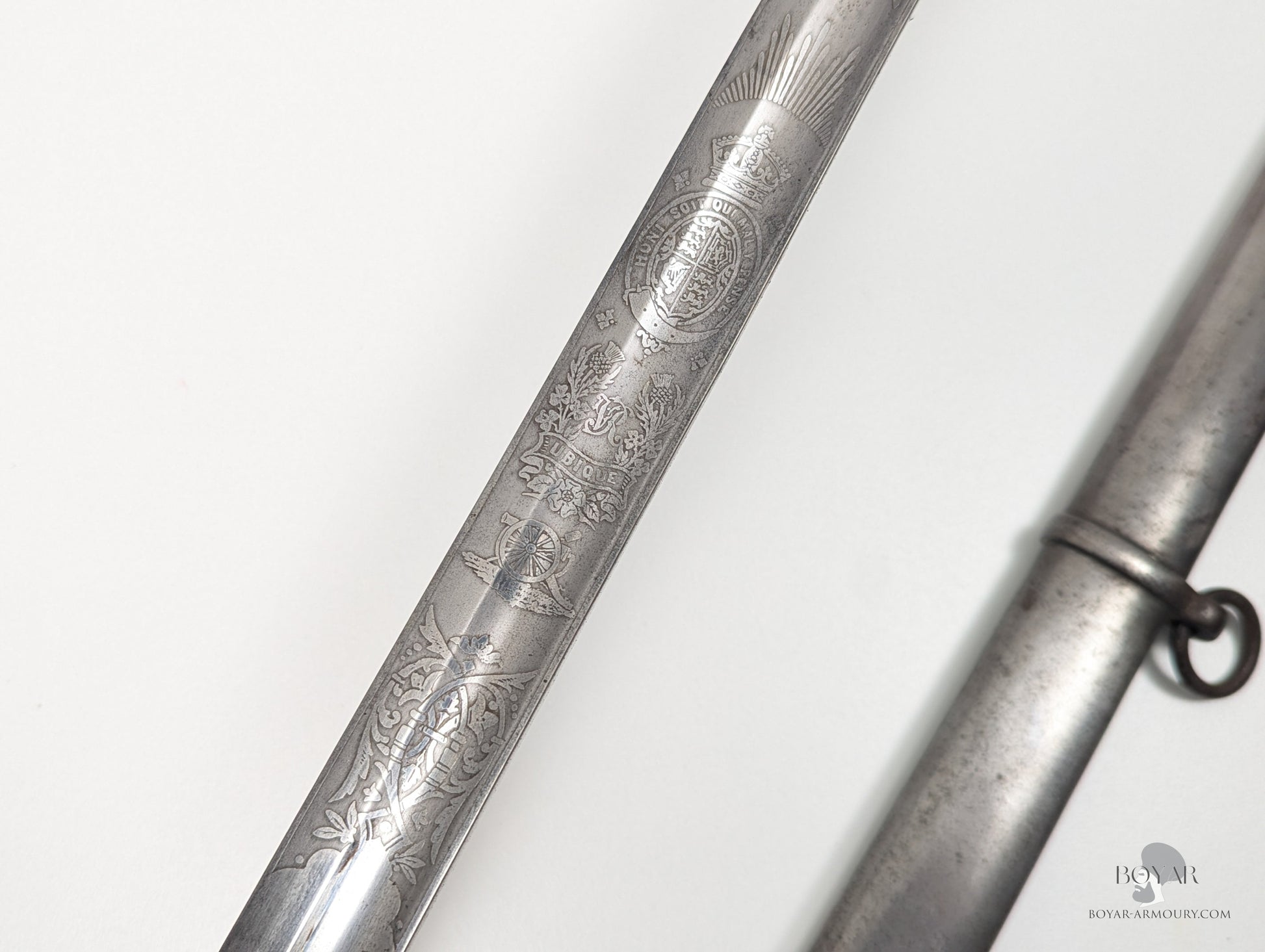 Victorian ’Patent Solid Hilt’ Sword of Boer War KIA Officer Sword