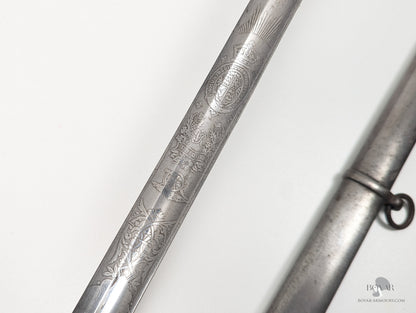 Victorian ’Patent Solid Hilt’ Sword of Boer War KIA Officer Sword