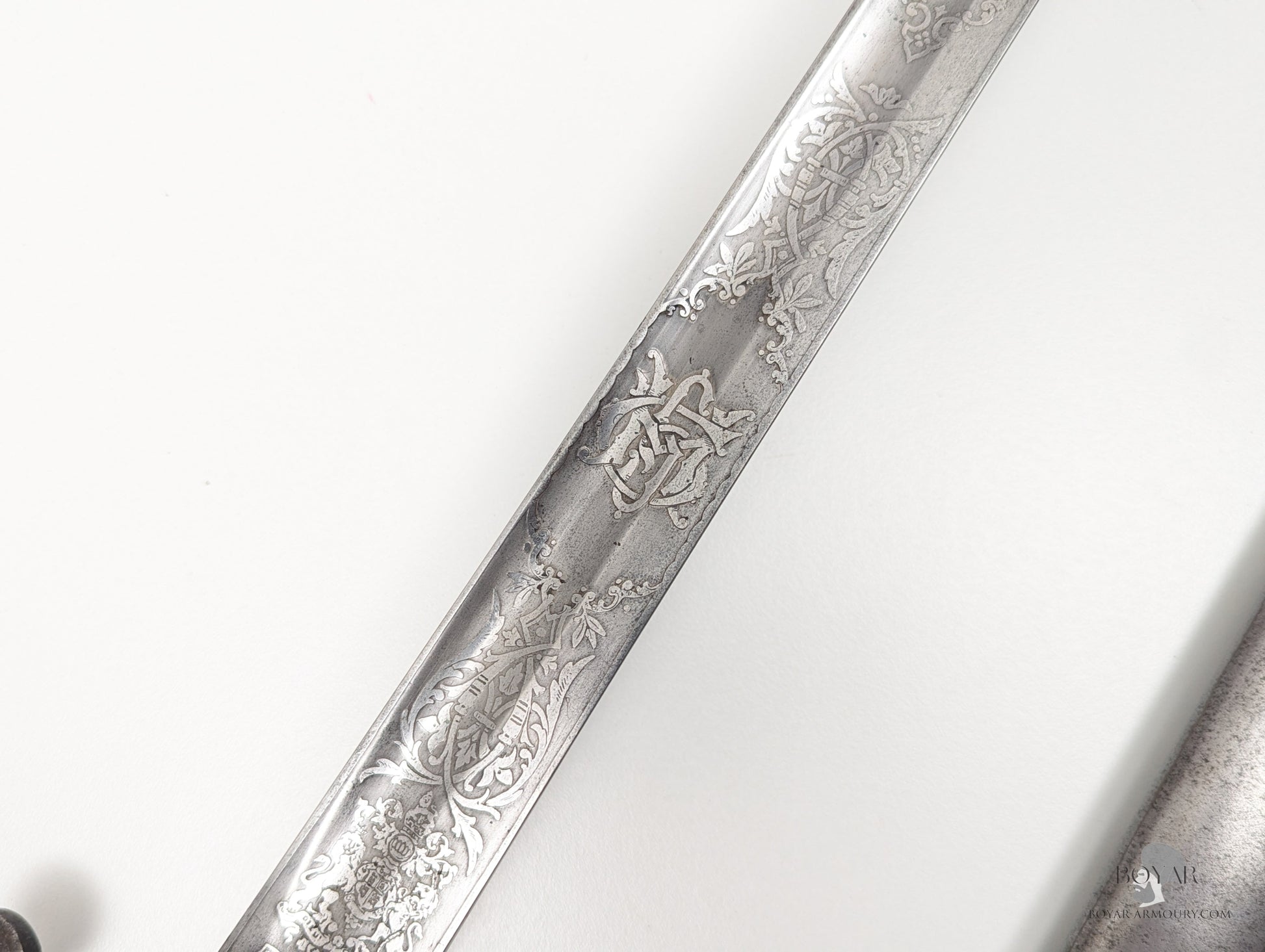 Victorian ’Patent Solid Hilt’ Sword of Boer War KIA Officer Sword