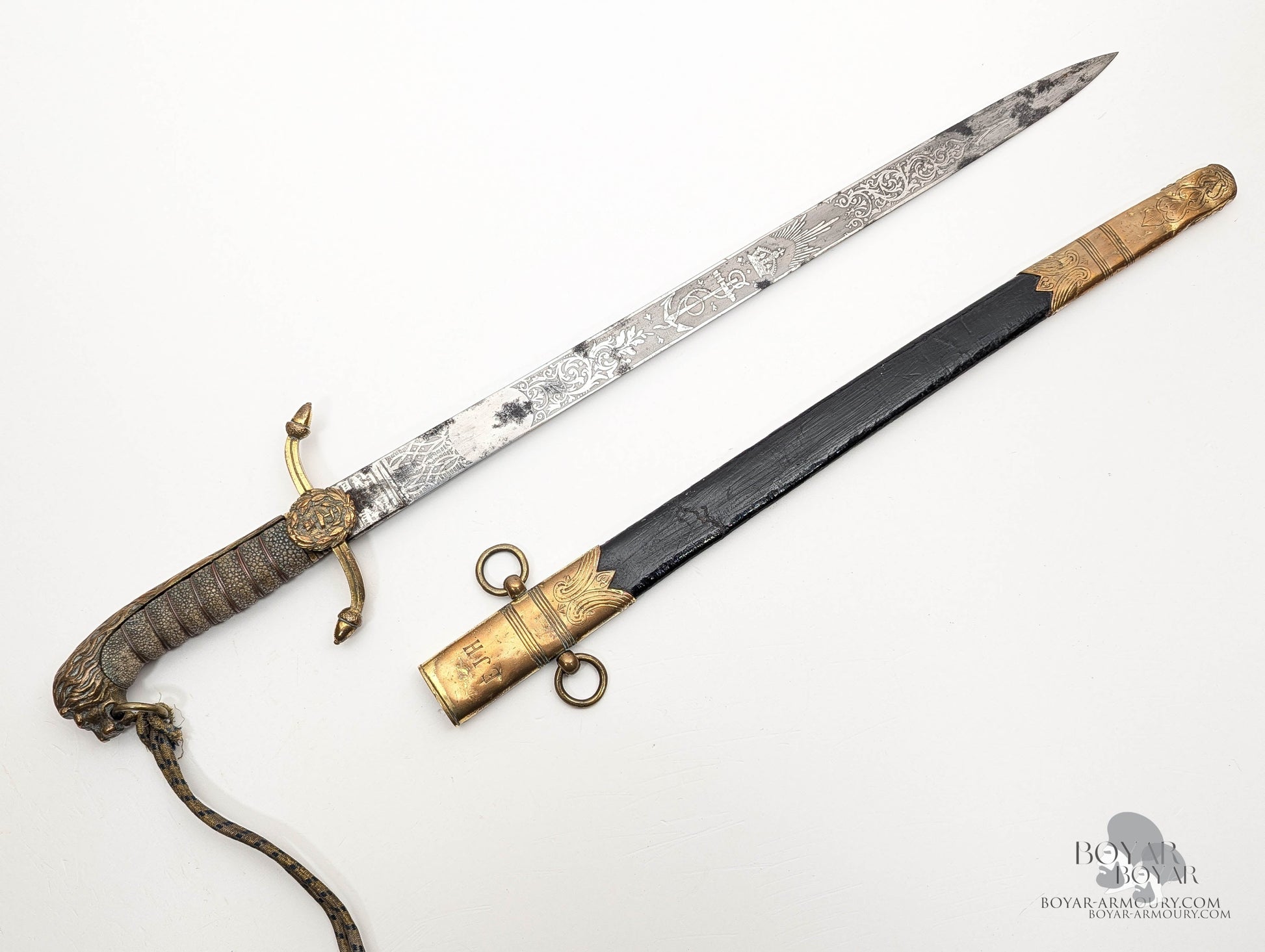 Victorian Royal Navy Midshipman’s Dirk by Gieve Dagger