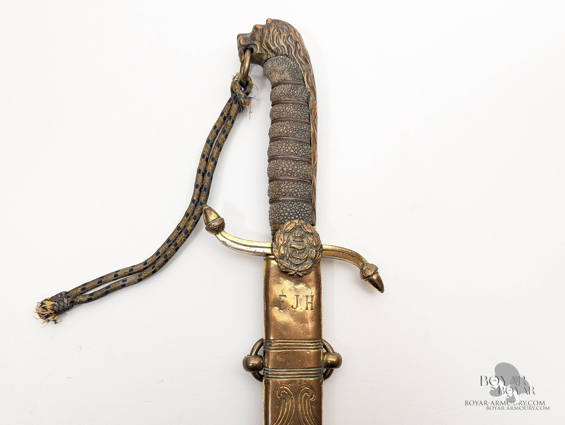 Victorian Royal Navy Midshipman’s Dirk by Gieve Dagger